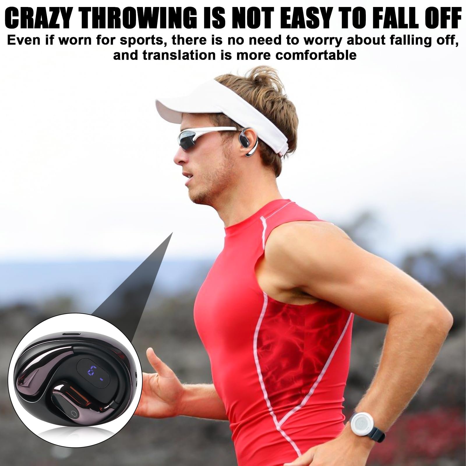 Навушники-перекладачі Black, фото №7 Навушники-перекладачі Black, фото №7