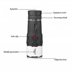 Монокуляр BAK4 Prisma 35x50 Hochleistungs Einhandfokus для наблюдения за птицами охоты кемпинга путешествий ручной телескоп synthetic.ua - Фото 1