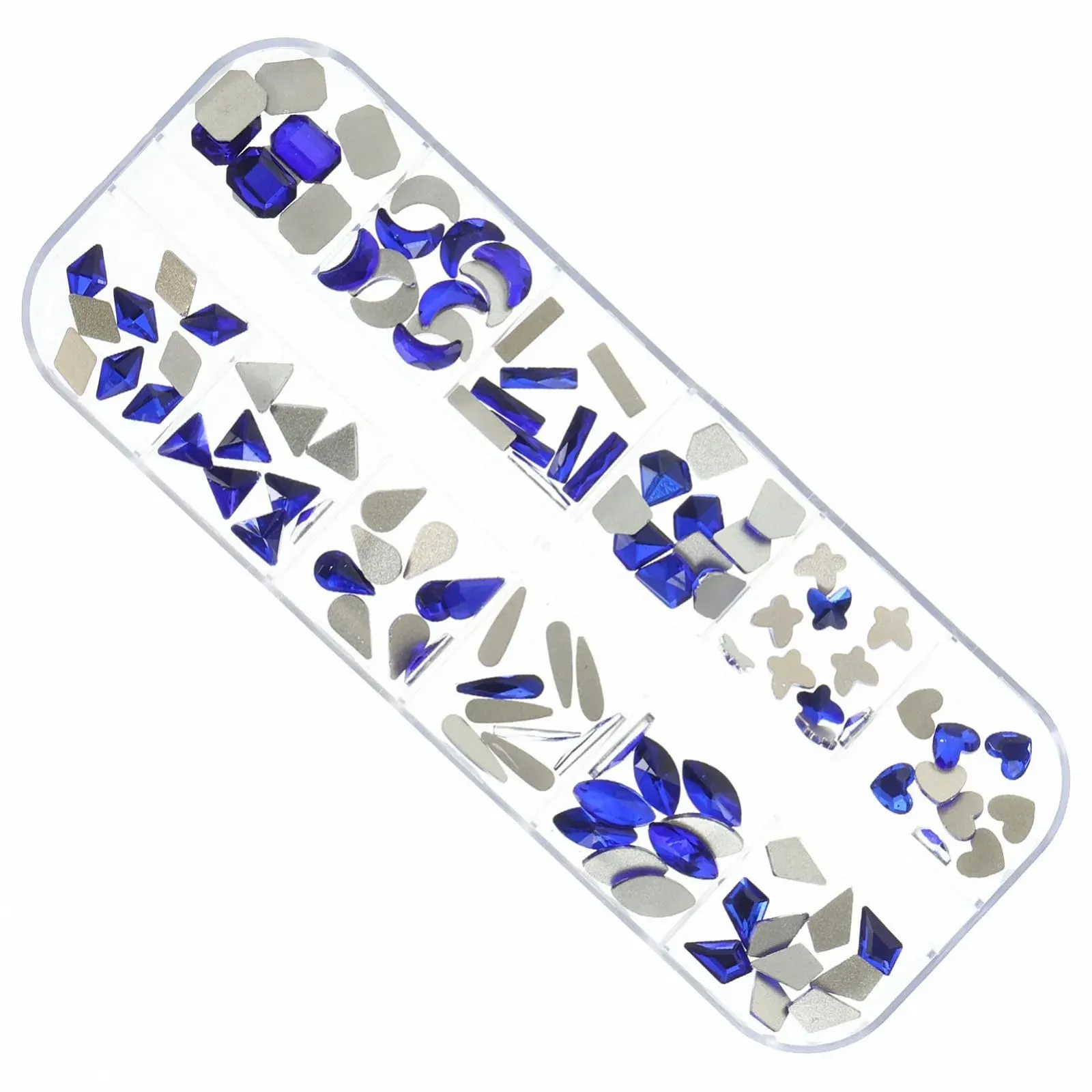 Стразы для ногтей Сердце FRCOLOR Камни для одежды Плоские стразы Большие стразы Симфония, фото №1