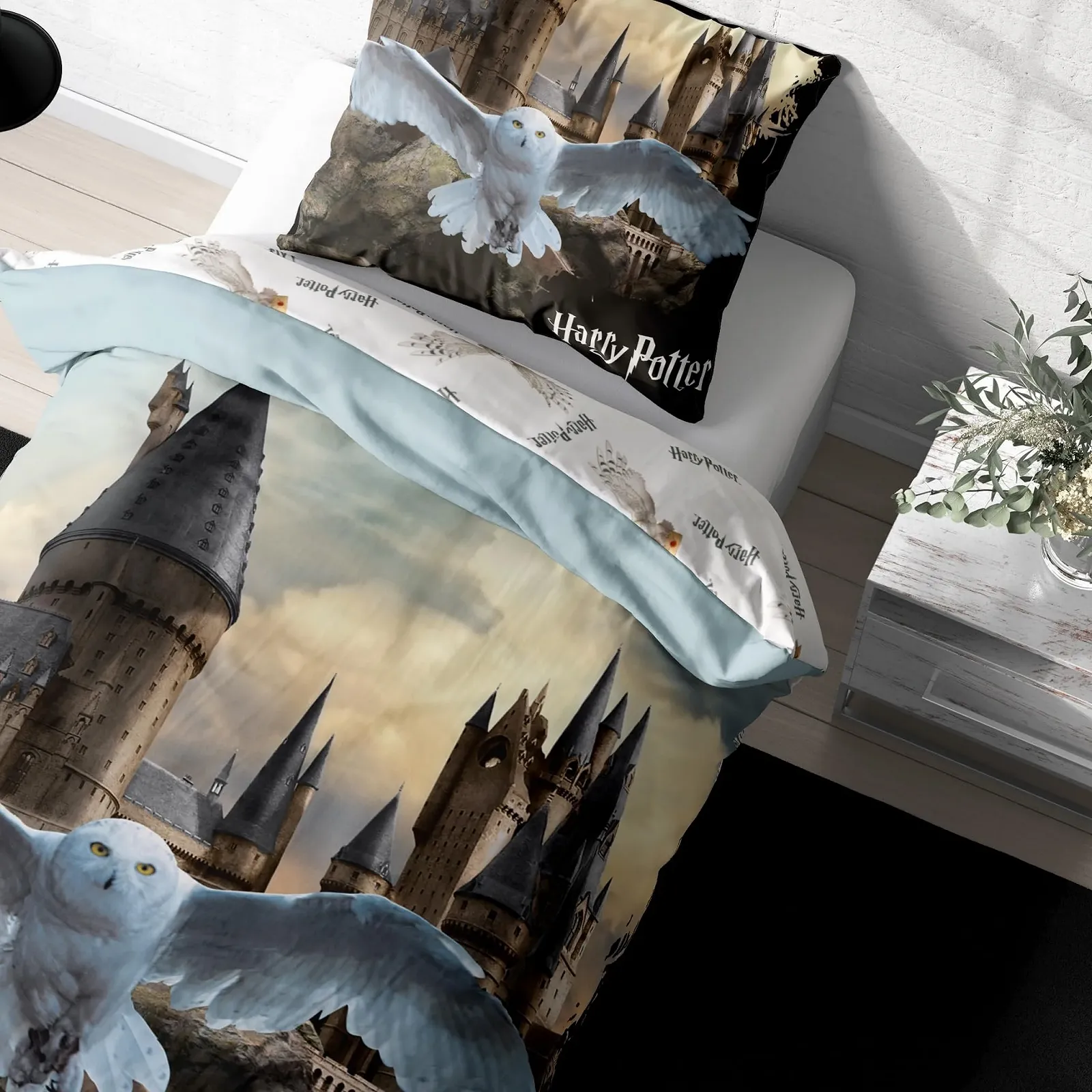 Постельное белье детское Harry Potter Хлопок Hedwig 135 x 200 см + 80 x 80 см, фото №5