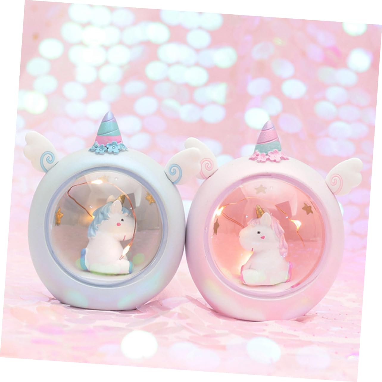 Світильник HEMOTON Unicorn Night Light Projector LED Світлодіодна лампа у формі єдинорога для дітей, фото №4