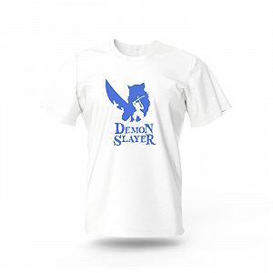 Футболка Іноске Хашибира Клінк Розрізаючий демонів Demon Slayer Біла XL 16572 Fruit of the loom - Фото 1