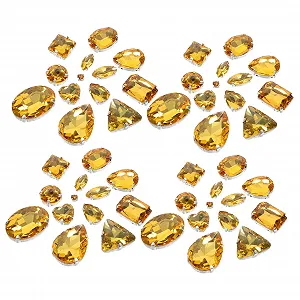 Стразы пришивные, хрустальные блестящие, простой дизайн для украшений свадебного платья - Фото 1