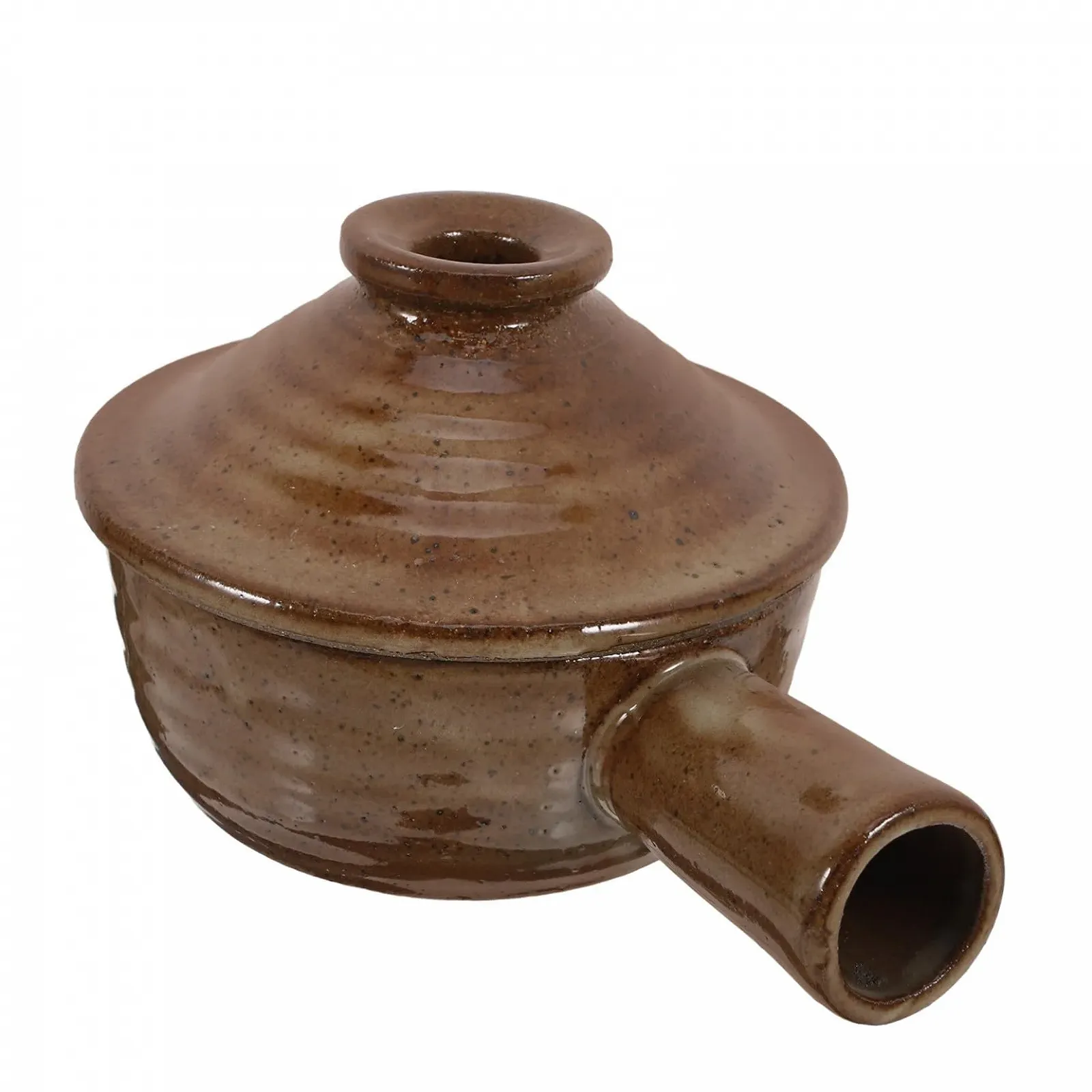 Ківш для запікання з кришкою термостійкий керамічний побутовий, фото №1