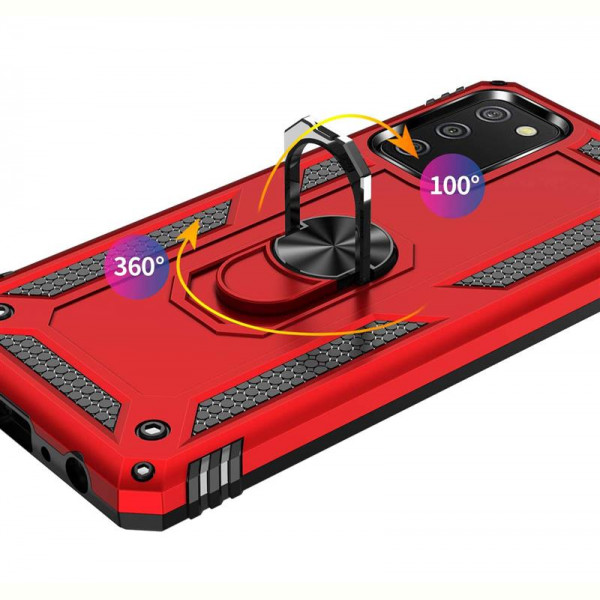 Чехол-накладка BeCover Military для Samsung Galaxy A02s SM-A025/A03s SM-A037/M02s SM-M025 Red 706014, фото №3