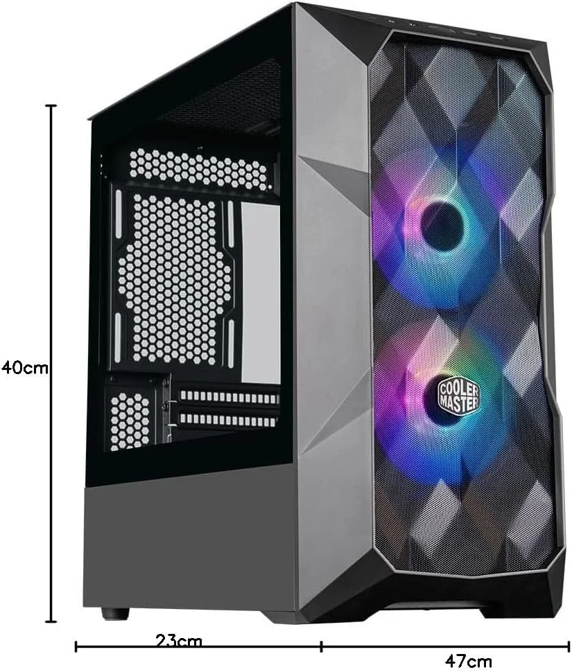Корпус для ПК Cooler Master TD300 Mesh ARGB Чорний, фото №6