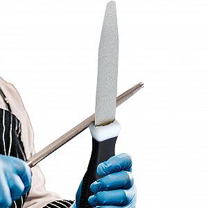 Точилка для ножей Whetstone Двусторонний точильный камень для садовых инструментов антискользящий для сухой и влажной заточки - Фото 1