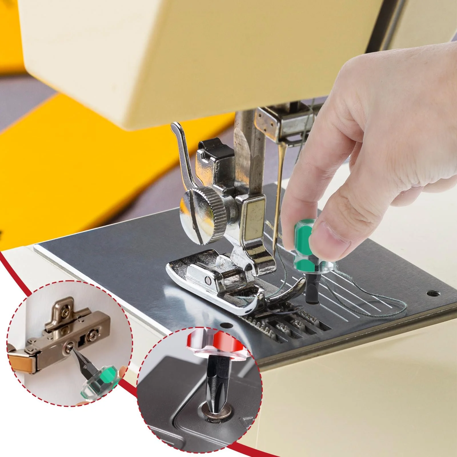 Набір міні-викруток Mabor 4 предмети 0,6 см плоскі та хрестові Phillips, фото №5