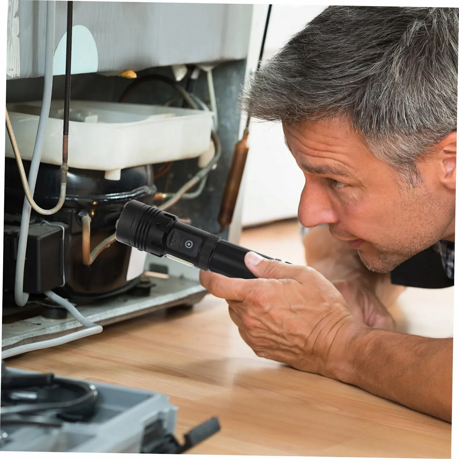 Водонепроникний ліхтар світлодіодний Alasum з функцією зуму, легкий, компактний, аварійний, фото №6 Водонепроникний ліхтар світлодіодний Alasum з функцією зуму, легкий, компактний, аварійний, фото №6