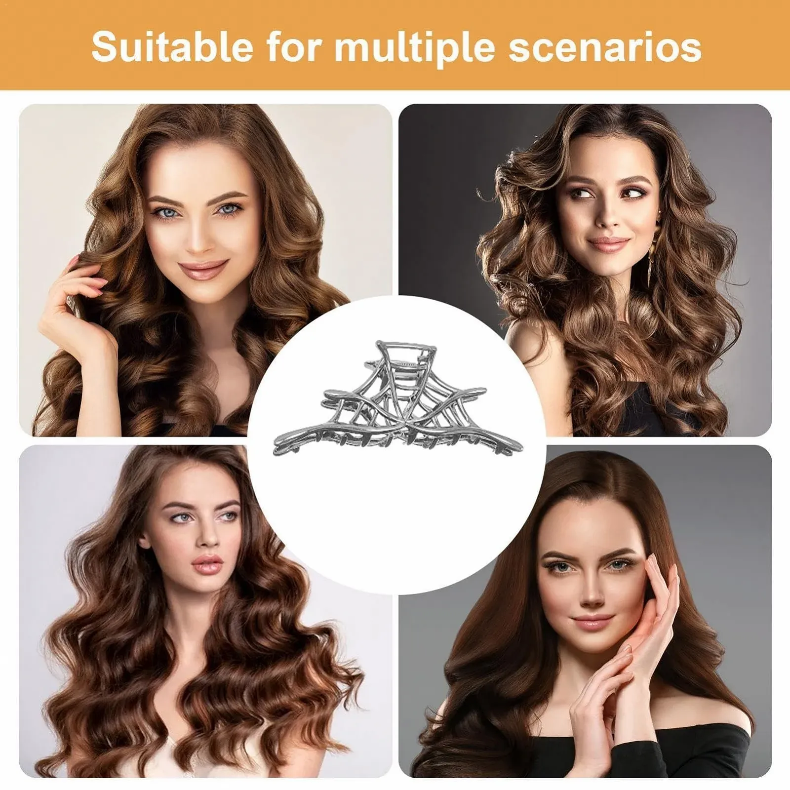 Кліпси для волосся Spinnen-Clip, міцні, фото №4 Кліпси для волосся Spinnen-Clip, міцні, фото №4