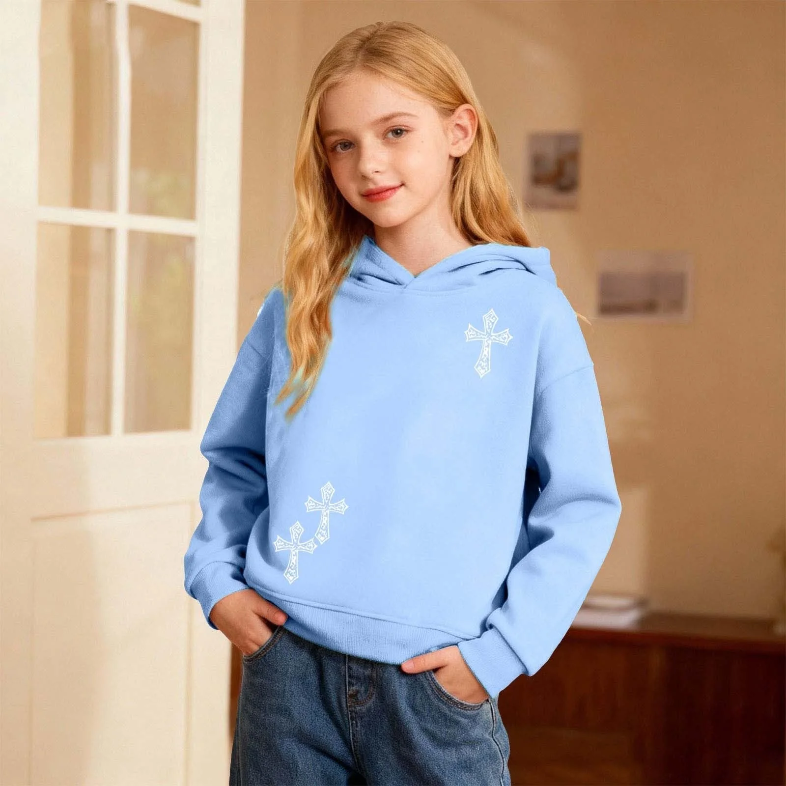 Пуловер 67 Prints Толстовка 140 134 Худи, 152 Толстовка для девочек, Пуловер, 158 Свитеры, Подростковый джемпер Флисовая куртка Тренировочная куртка 176 Зимняя куртка Essentials Футболки, фото №4