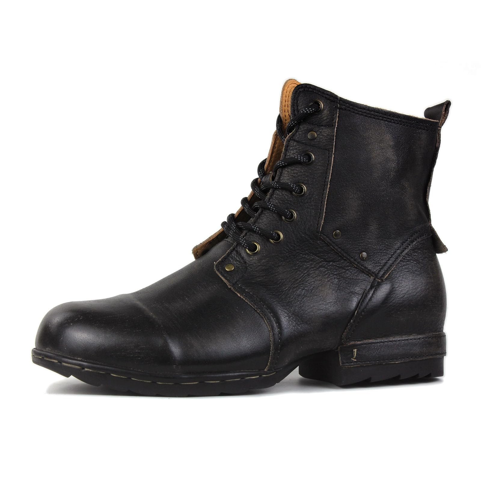 Ботинки OSSTONE Винтаж OS-6015-6-Vintage-DE-R Коричневый, фото №1