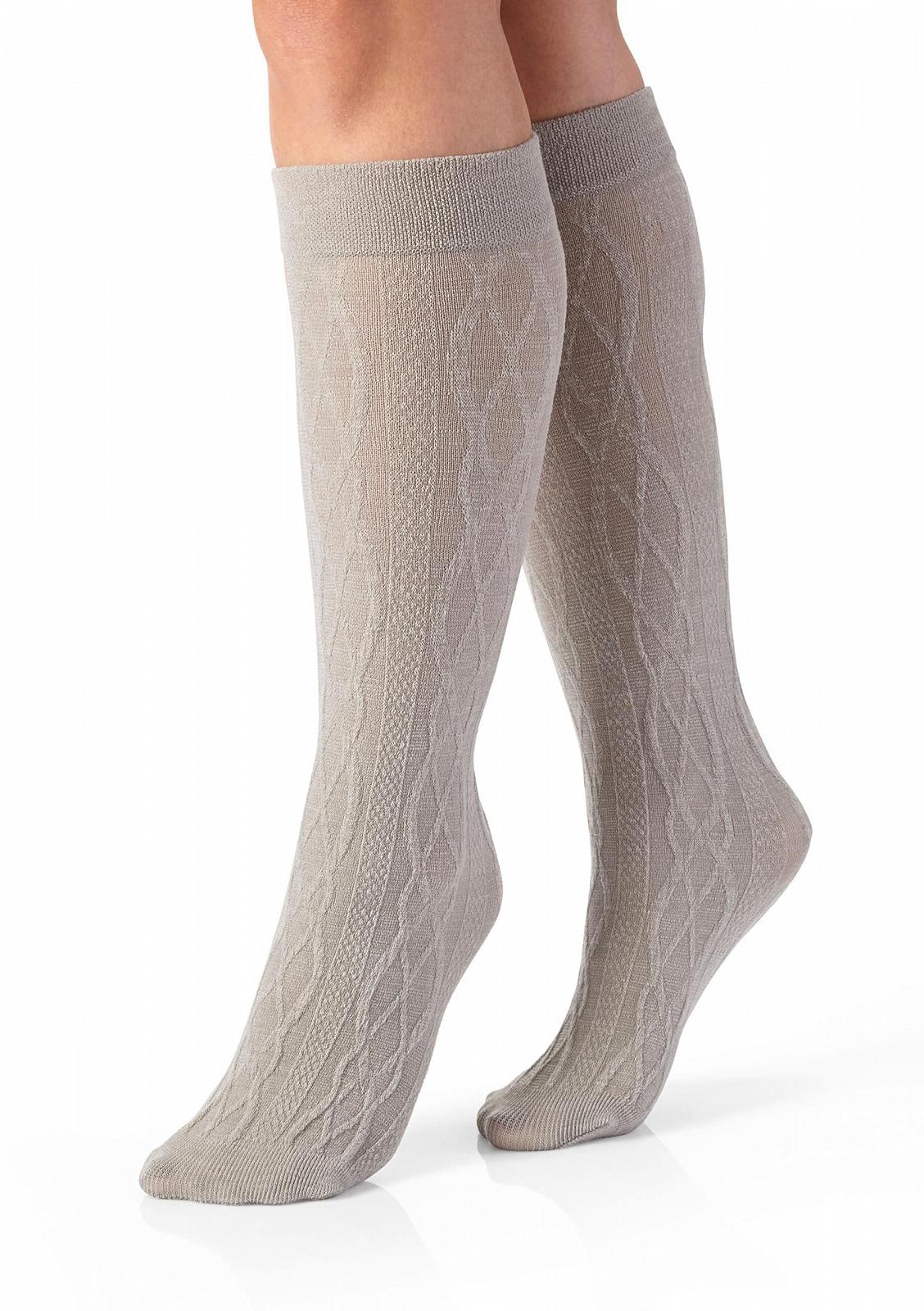 Гольфы Weltbild 2 пары Бордовый; серый, фото №3