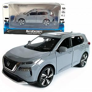 Игрушечная машинка металлическая Nissan X-Trail VC-Turbo 300 ниссан серая звук свет инерция откр двери