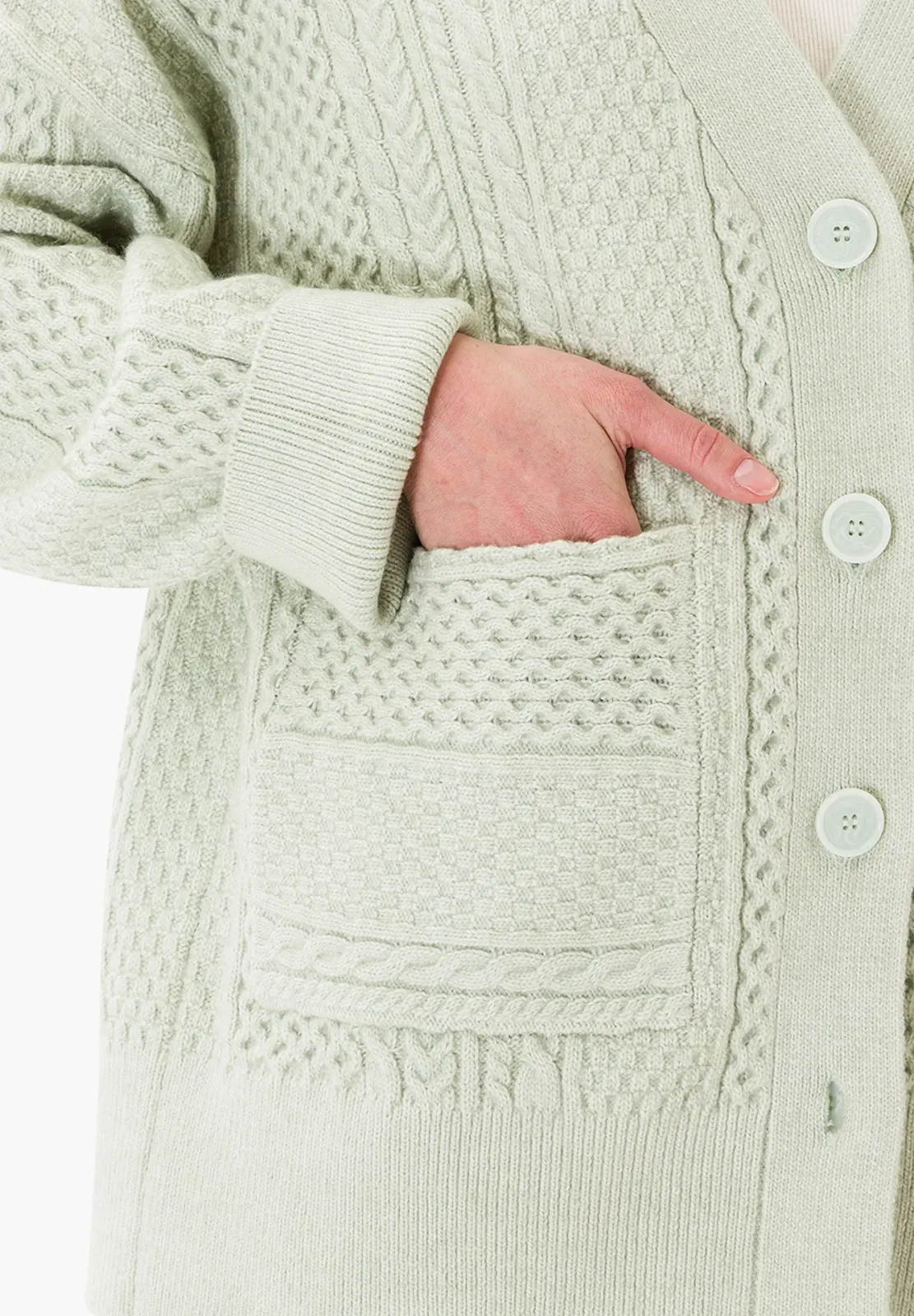 Женский кардиган Les Lunes The Alexis Cardigan Desert Sage - L, фото №5