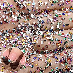 Стрази Паковання з 2000 блискучих каменів різних кольорів - Фото 1