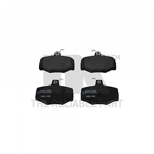 Комплект гальмівних колодок, дискове гальмо NK 222221 для NISSAN задня вісь - Фото 1