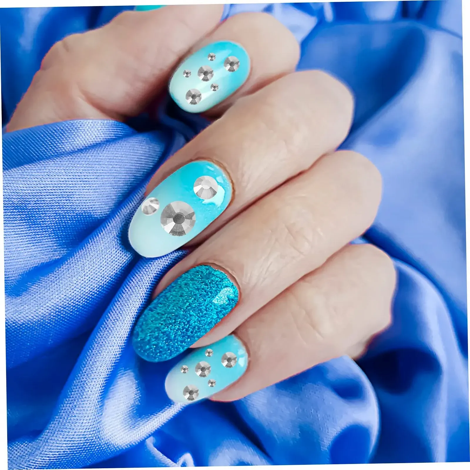 Стрази Самоклеючі NOLITOY 1440 шт. DIY манікюру,, фото №8