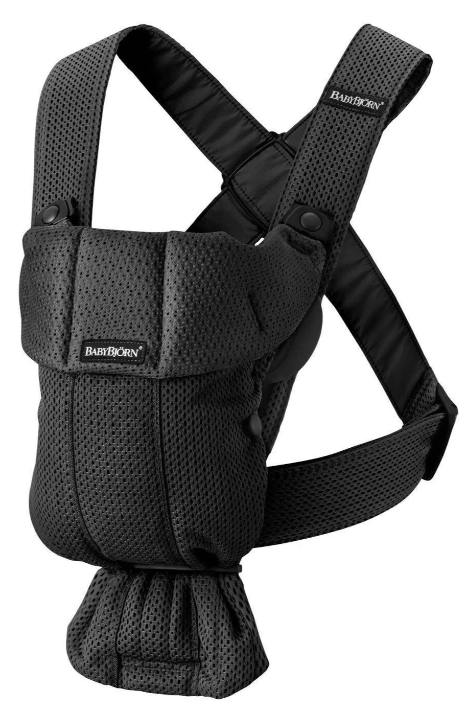 Рюкзак-переноска BabyBjörn Babytrage Mini / Чорний, фото №1