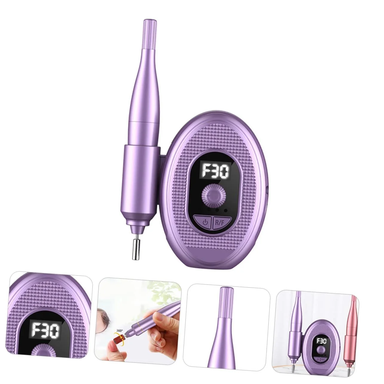 Электрическая машинка для ногтей OATIPHO Регулируемая Аккумуляторная Фиолетовая, фото №5 Электрическая машинка для ногтей OATIPHO Регулируемая Аккумуляторная Фиолетовая, фото №5