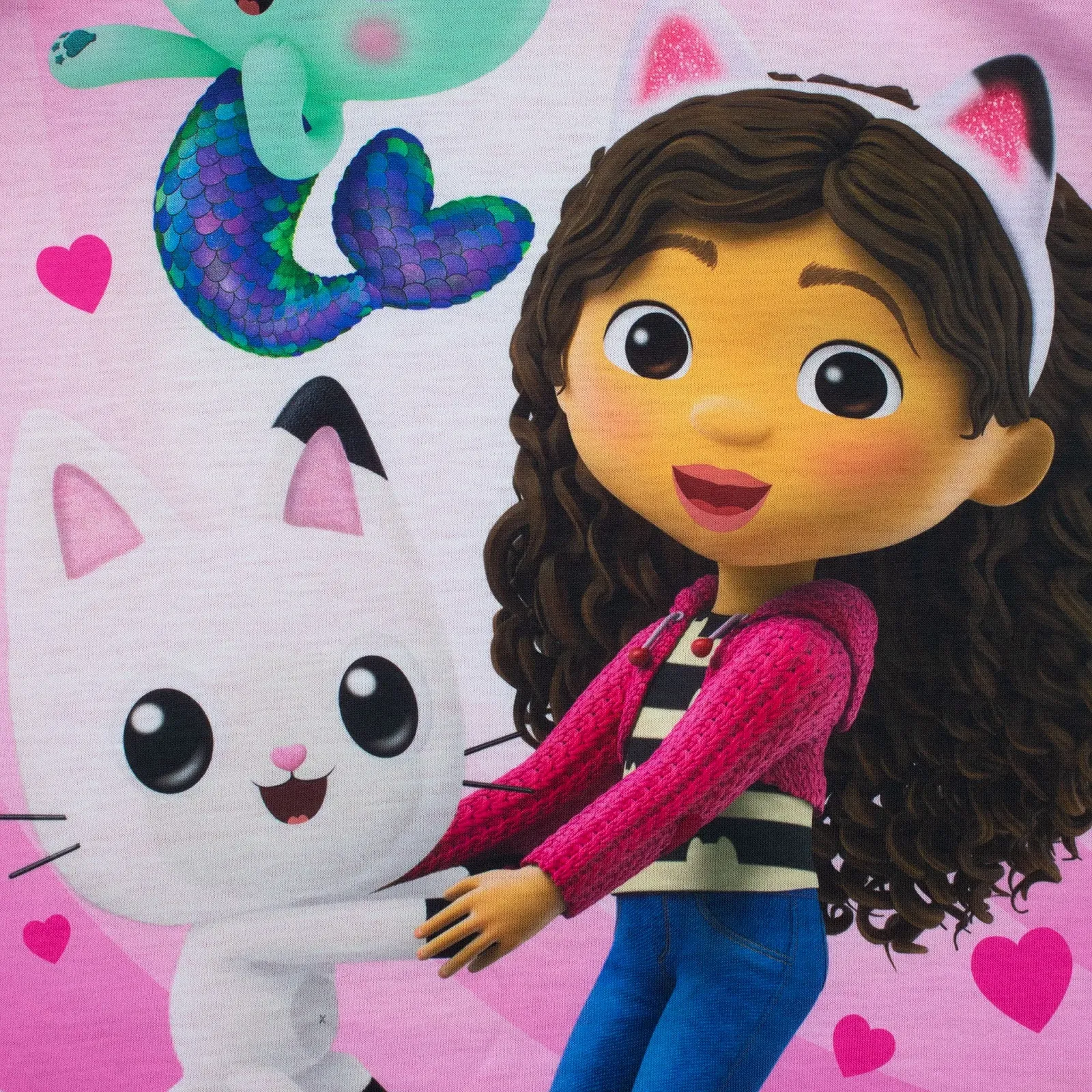 Піжама DreamWorks Gabby's Dollhouse для дівчат, шорти, оборки на плечах, фото №3 Піжама DreamWorks Gabby's Dollhouse для дівчат, шорти, оборки на плечах, фото №3