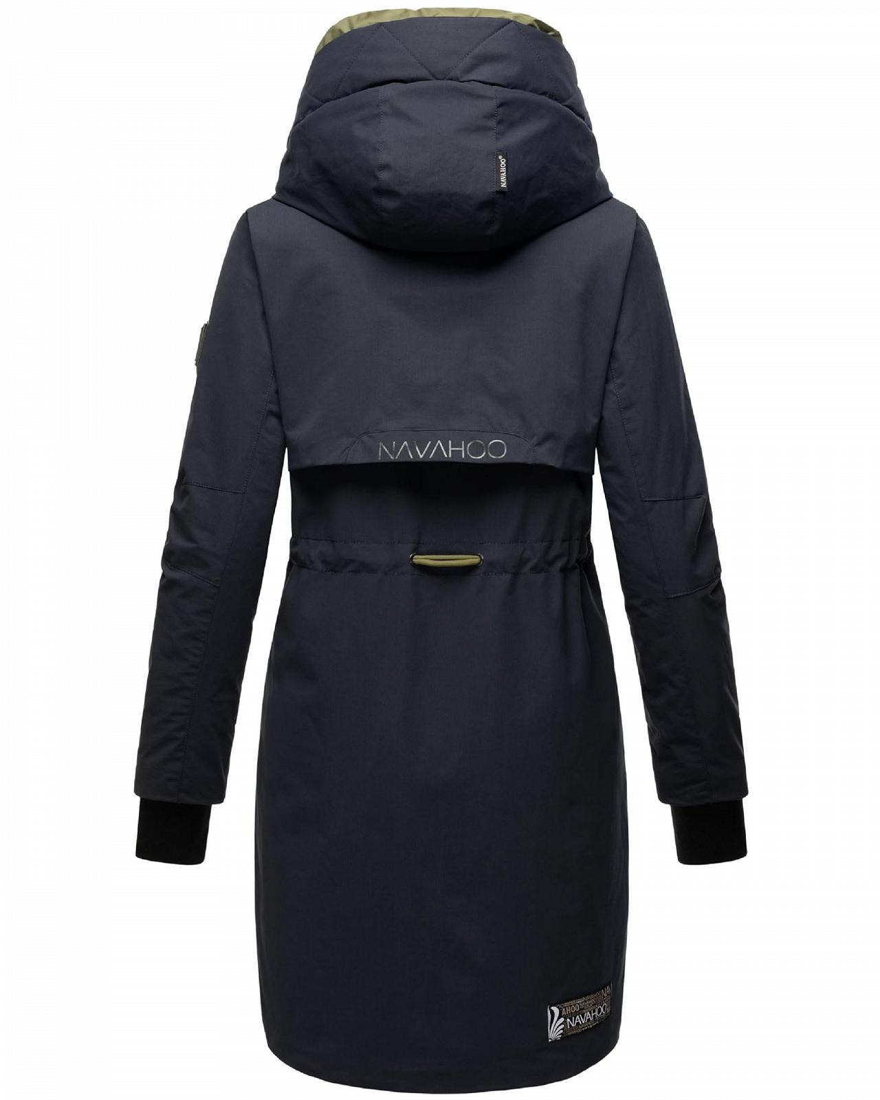 Куртка Navahoo Snowelf Жіноча Довга Тепла Зимова стьобана з капюшоном та магнітними елементами, фото №3 Куртка Navahoo Snowelf Жіноча Довга Тепла Зимова стьобана з капюшоном та магнітними елементами, фото №3