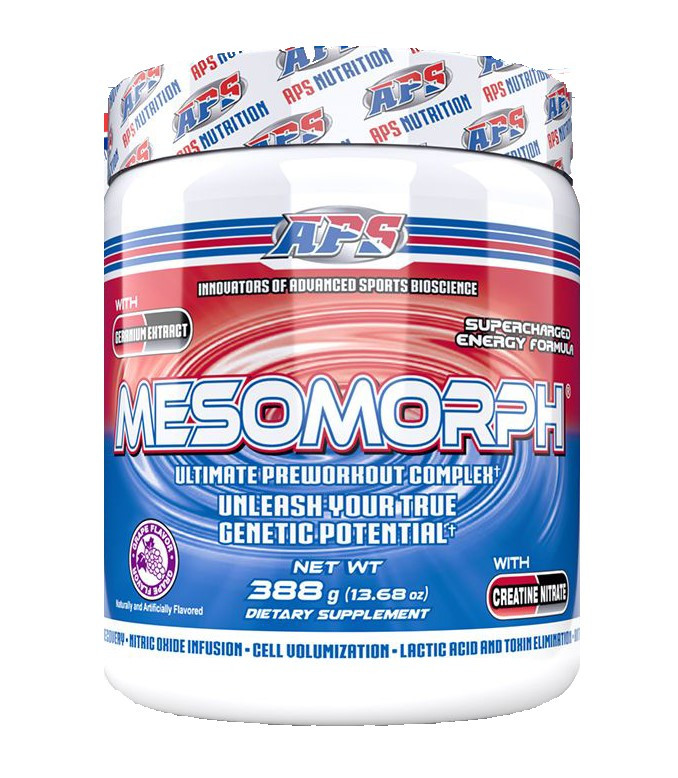 Предтренировочный комплекс Aps Mesomorph 388g ver4 Geranium Extract Grape, фото №1 Предтренировочный комплекс Aps Mesomorph 388g ver4 Geranium Extract Grape, фото №1