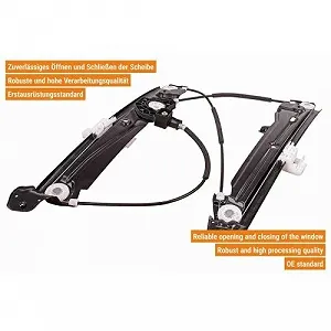 Склопідйомник VAICO V20-8707 Green Mobility Parts для BMW, передній лівий synthetic.ua - Фото 1