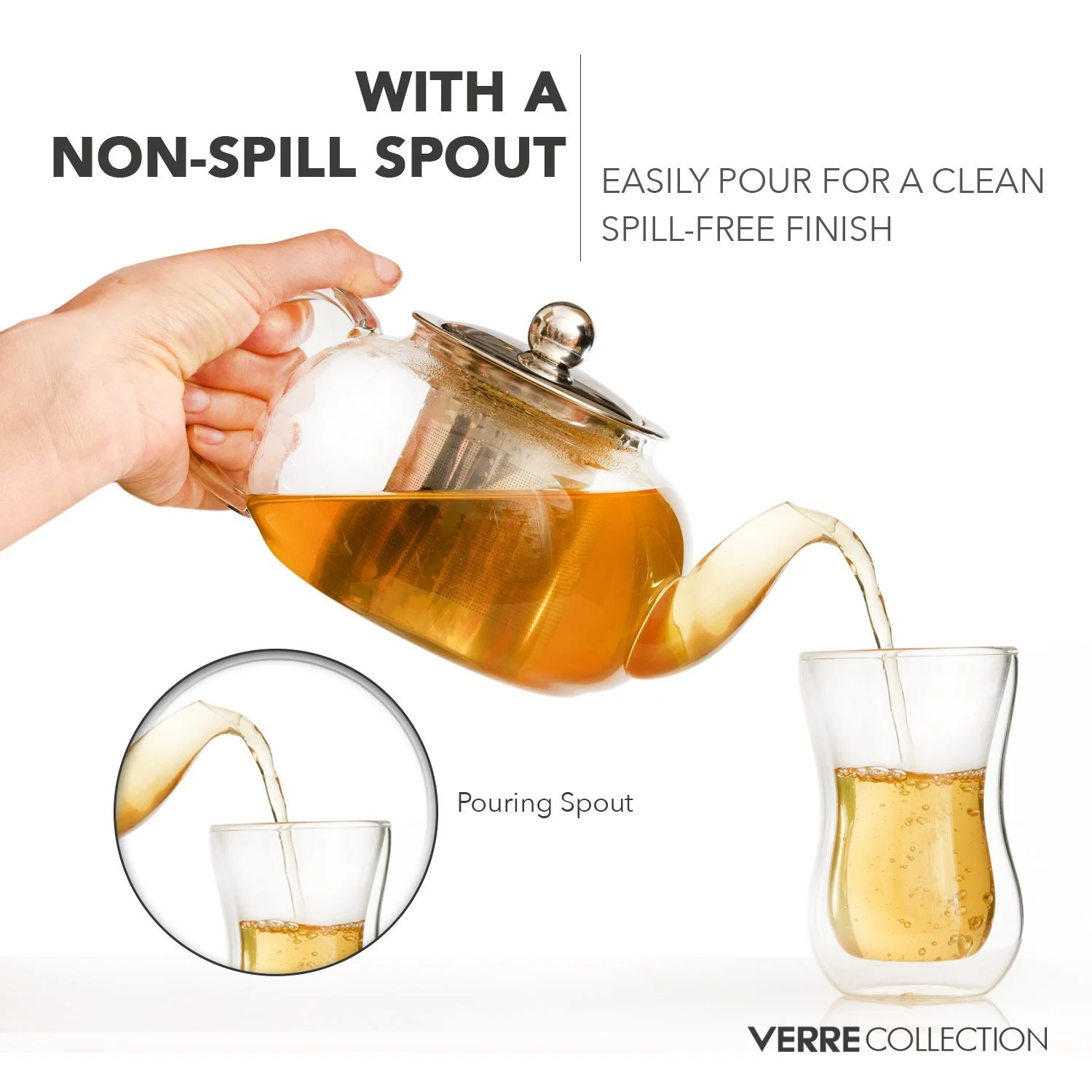Чайник-заварник Verre Collection 800 мл, фото №3