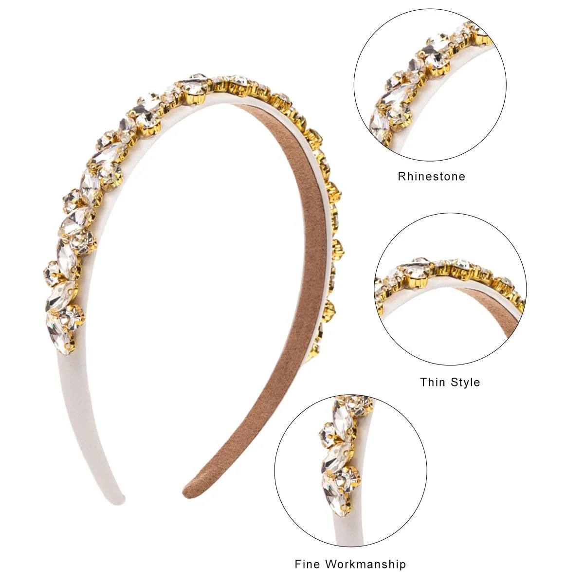 Обруч Іскристий кришталевий, фото №3