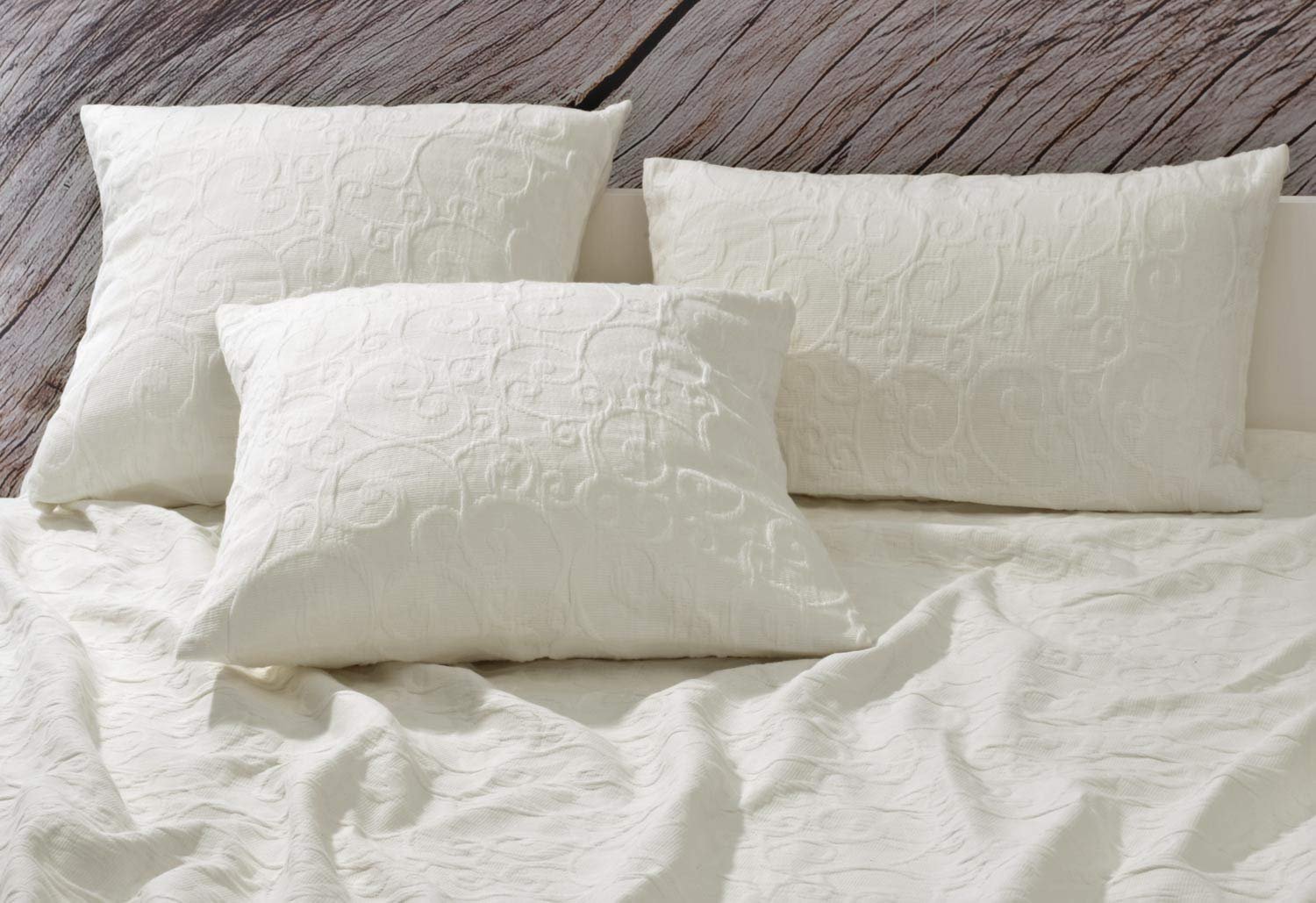 Покривало Wohnen & Accessoires GmbH & Co. KG Elegant "Fleur" Тканина 100% Бавовна 260 x 300 см Білий, фото №6 Покривало Wohnen & Accessoires GmbH & Co. KG Elegant "Fleur" Тканина 100% Бавовна 260 x 300 см Білий, фото №6