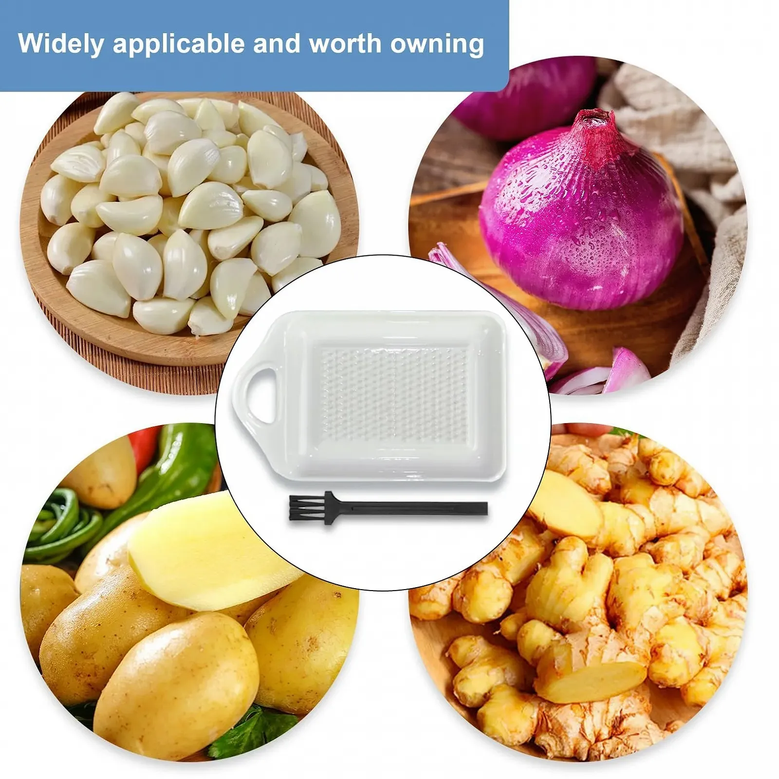 Керамічна терка з міні-щіткою, фото №7