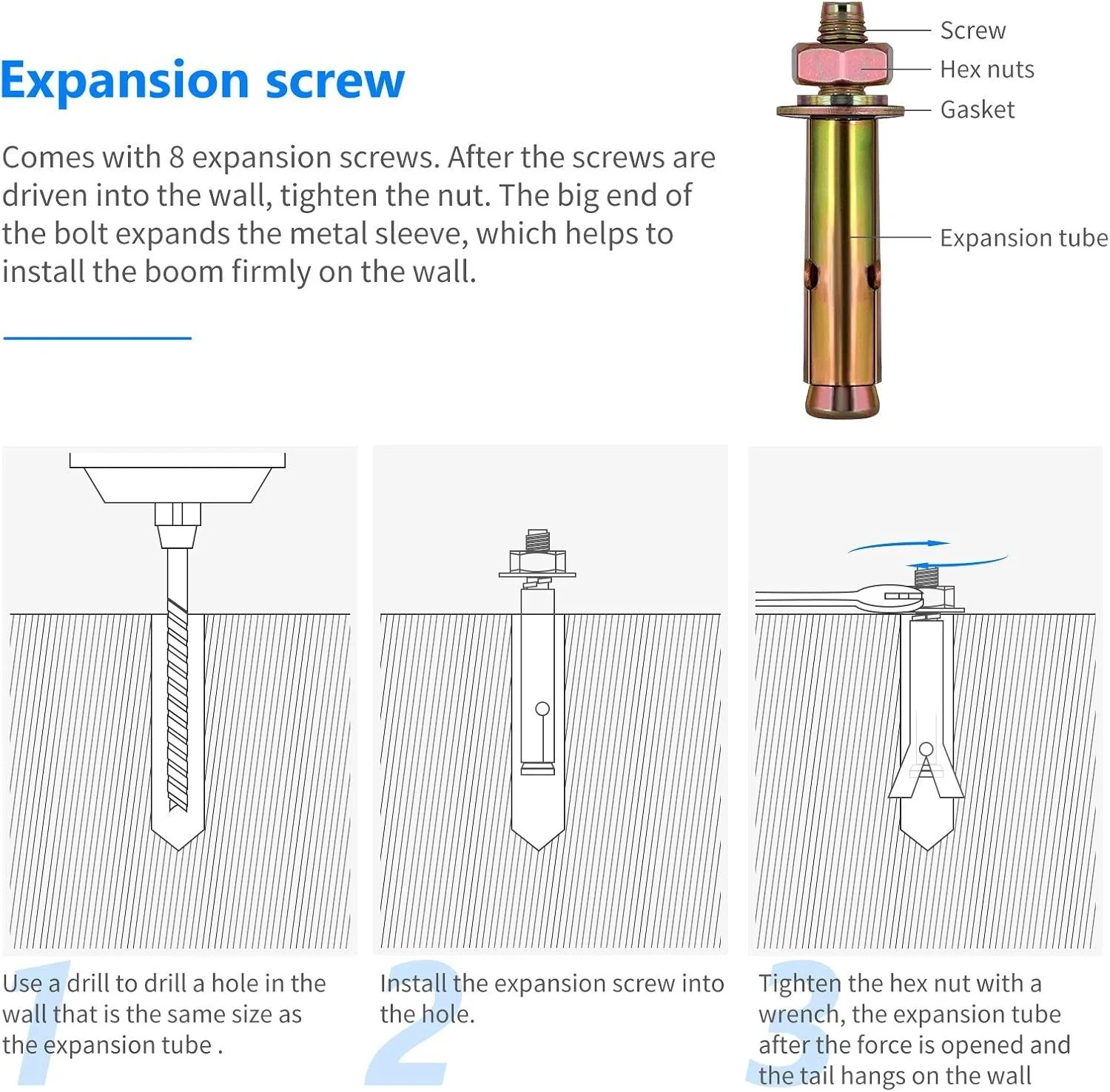 Настінне кріплення Neewer ST-WM130 Чорний, фото №6