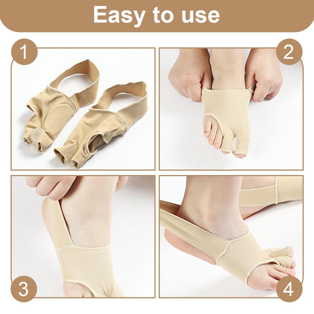 Корректор Hallux Valgus с силиконовой подушечкой и пяточным ремешком Унисекс, фото №5 Корректор Hallux Valgus с силиконовой подушечкой и пяточным ремешком Унисекс, фото №5