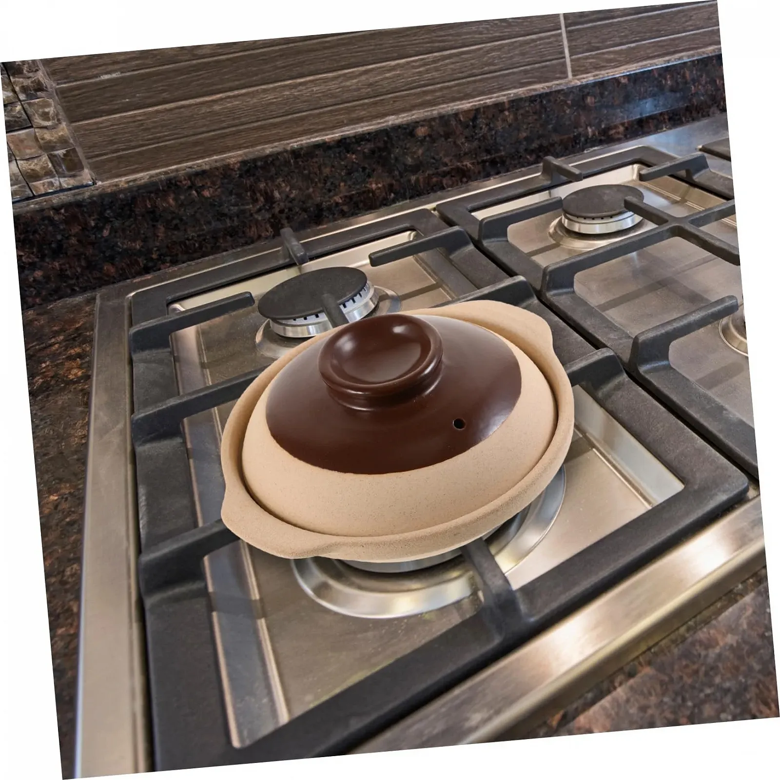 Кастрюля Cabilock керамическая антипригарное покрытие для газовых плит термостойкая компактная, фото №9