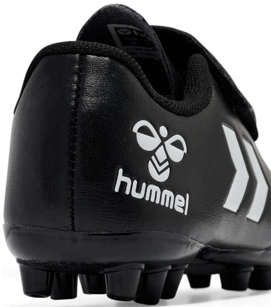 Футбольные бутсы Hummel Hattrick MG JR 217580-2042 детские на липучках Черный, фото №4 Футбольные бутсы Hummel Hattrick MG JR 217580-2042 детские на липучках Черный, фото №4