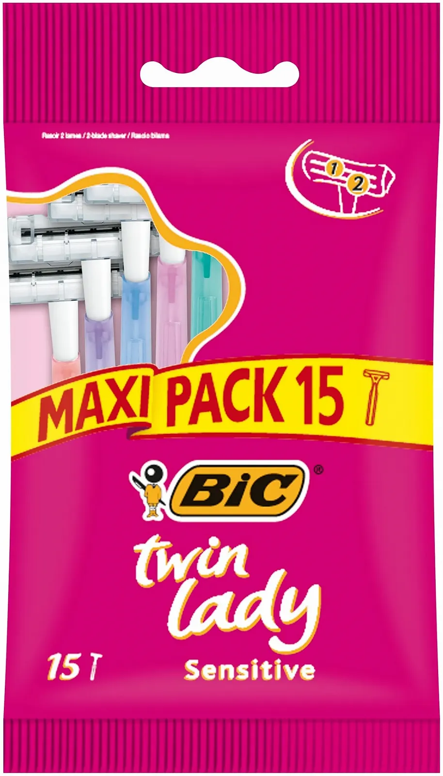 Бритвы BIC Twin Lady 15 шт., фото №1