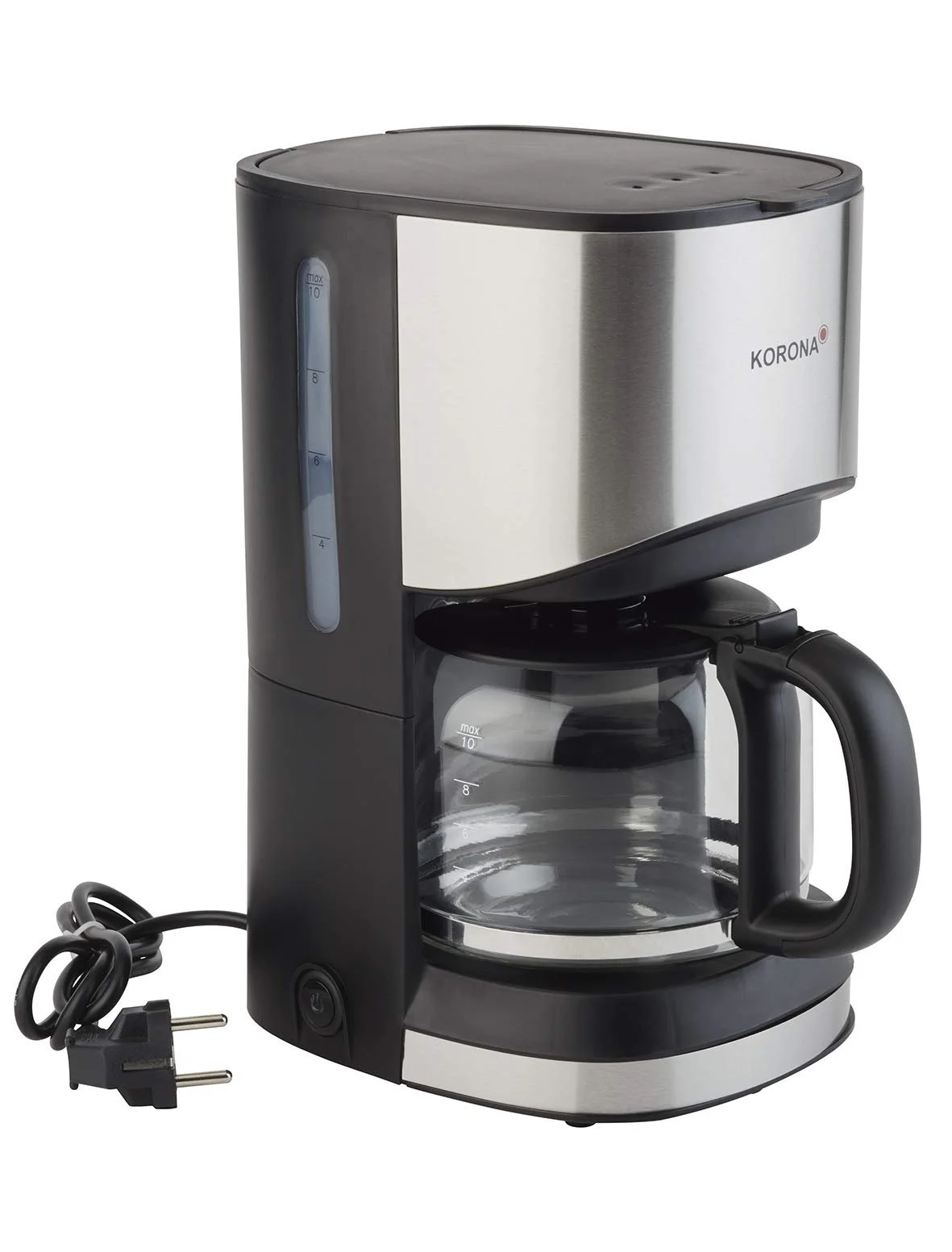 Кофеварка Korona 10252 1.25 л 10 чашек Черный Серебристый, фото №5