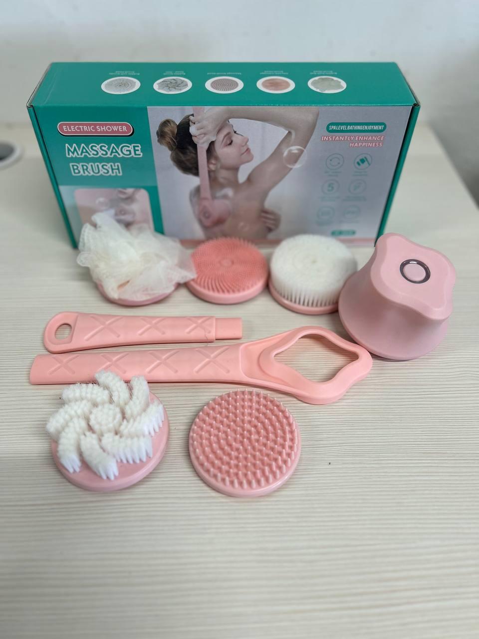 Электрическая массажная щетка для тела Cleaning brush N707, фото №5 Электрическая массажная щетка для тела Cleaning brush N707, фото №5