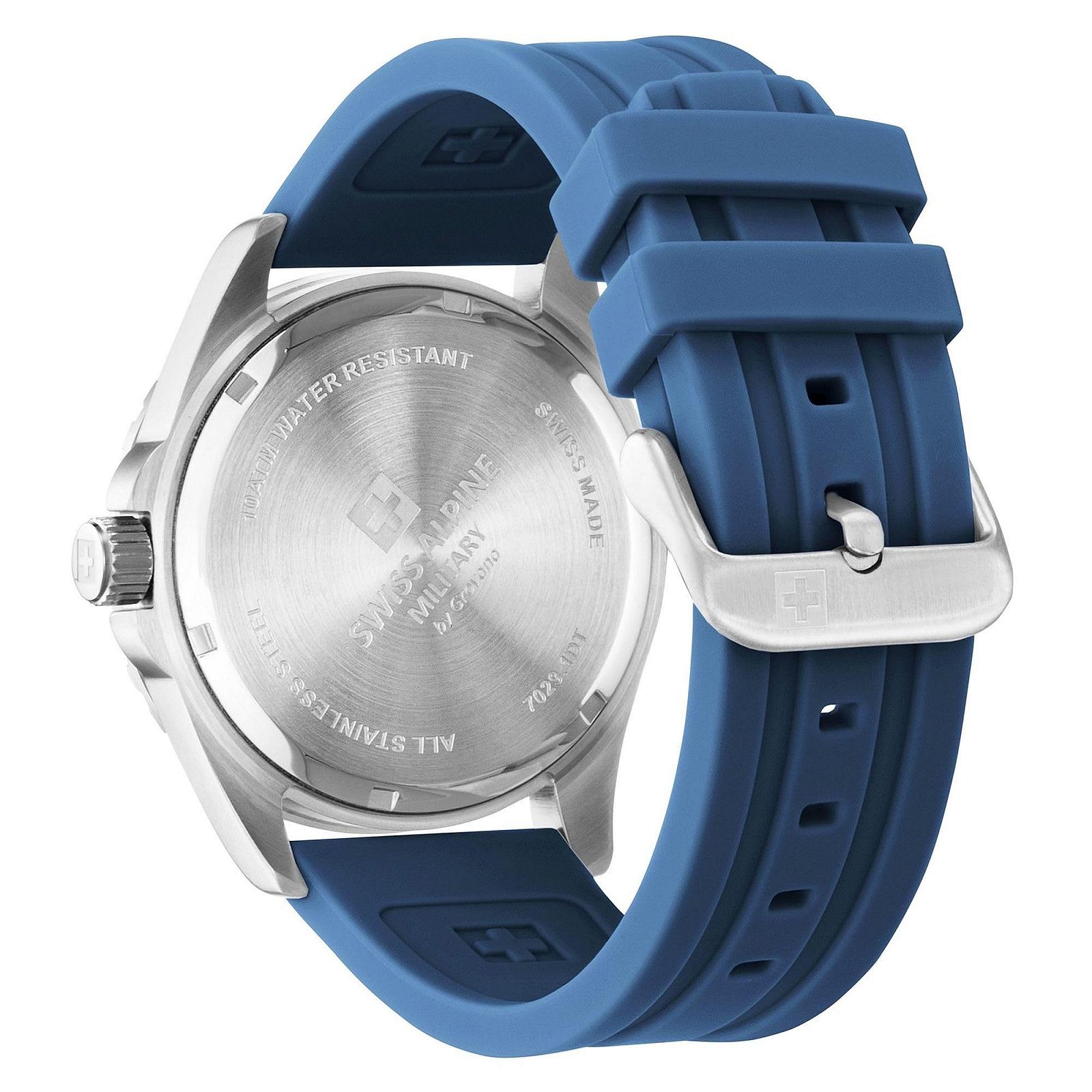 Чоловічий годинник Swiss Alpine Military Quartz 7029.1 Силіконовий, фото №3 Чоловічий годинник Swiss Alpine Military Quartz 7029.1 Силіконовий, фото №3