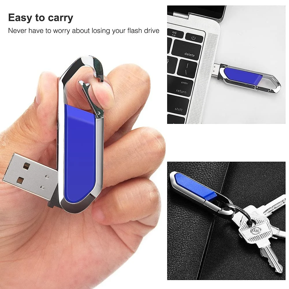 USB-накопичувач 64GB USB 2.0 Blue, фото №3 USB-накопичувач 64GB USB 2.0 Blue, фото №3