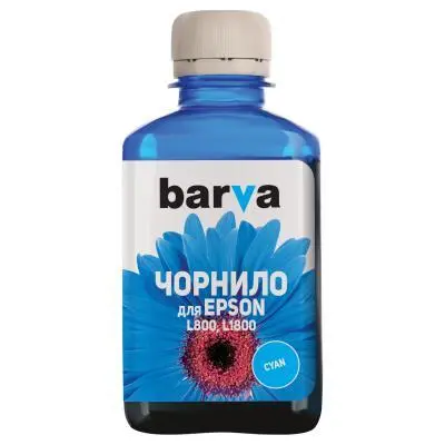 Чорнило Barva EPSON L800/L810/L850/L1800 T6732 Cyan (L800-411) 180 г 11306, фото №1