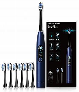 Електрична звукова зубна щітка Tristan Auron SmartOne 48 000 вібрацій 5 режимів USB-C Синя - Фото 1