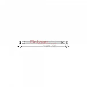 Тормозной шланг METZGER 4111586 RENAULT задний мост слева справа - Фото 1