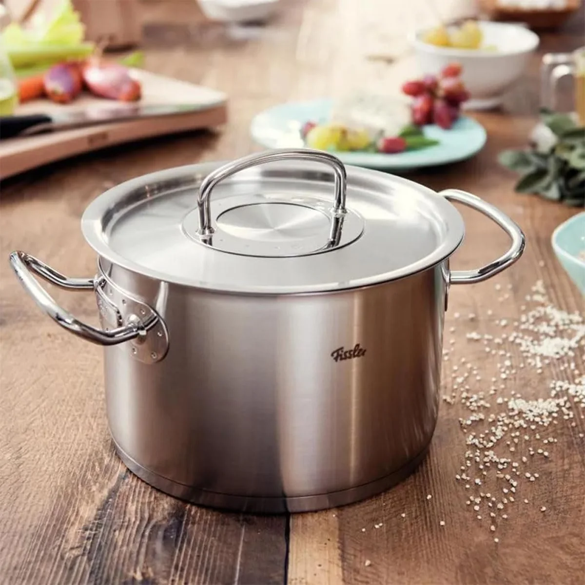 Кастрюля Fissler Original Profi Collection Нержавеющая сталь Диаметр 20 см, 4 л, фото №4 Кастрюля Fissler Original Profi Collection Нержавеющая сталь Диаметр 20 см, 4 л, фото №4