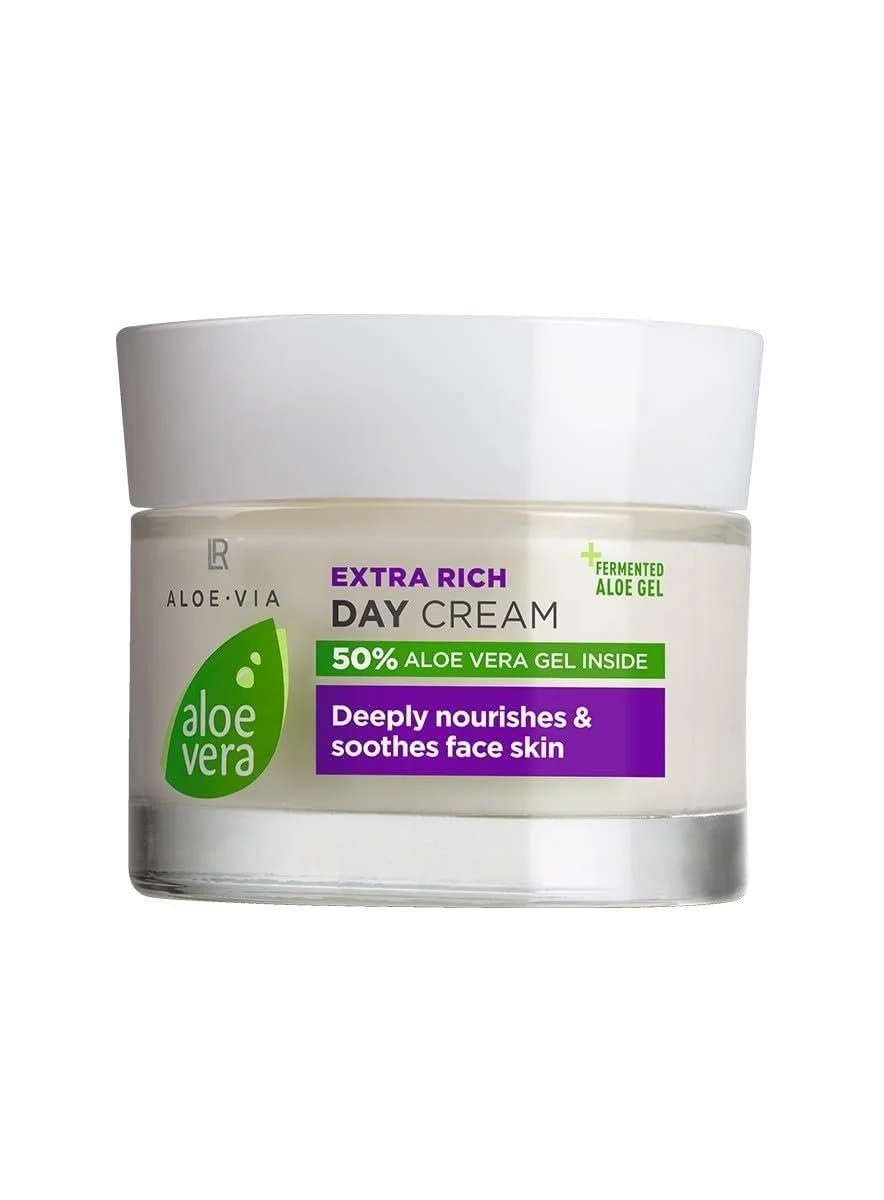 Денний крем LR Aloe Via Aloe Vera Extra Rich 50 мл, фото №1