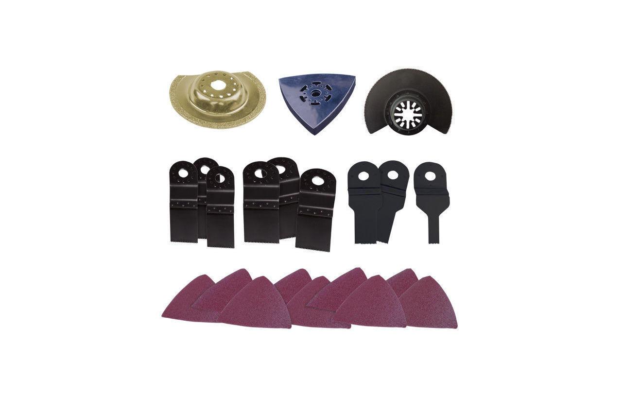 Набор насадок к многофункциональному инструменту Intertool 21 ед (DT-0526), фото №1