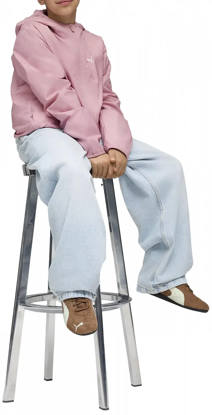 Куртка-ветровка PUMA детская с флисовой подкладкой, унисекс (1 шт. в упаковке), фото №5