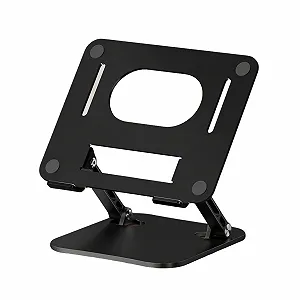 Підставка для ноутбука та планшета з покращеними функціями регулювання та охолодження для пристроїв до 17 дюймів. Складна підставка для ноутбука. - Фото 1