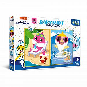 Пазл Trefl Primo Baby Shark Happy Shark Day 4 in 1 2 x 10 елементів - Фото 1